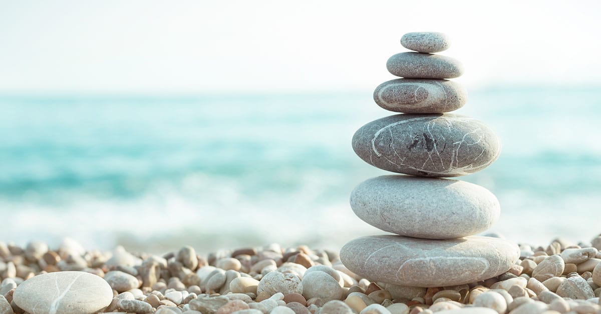 Rocks stacked on eachother
